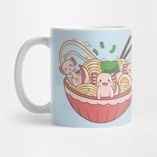 Noodle Bath: Axolotls' Ramen Delight Mug